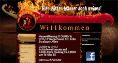 Desktop Screenshot of curry-chili.de